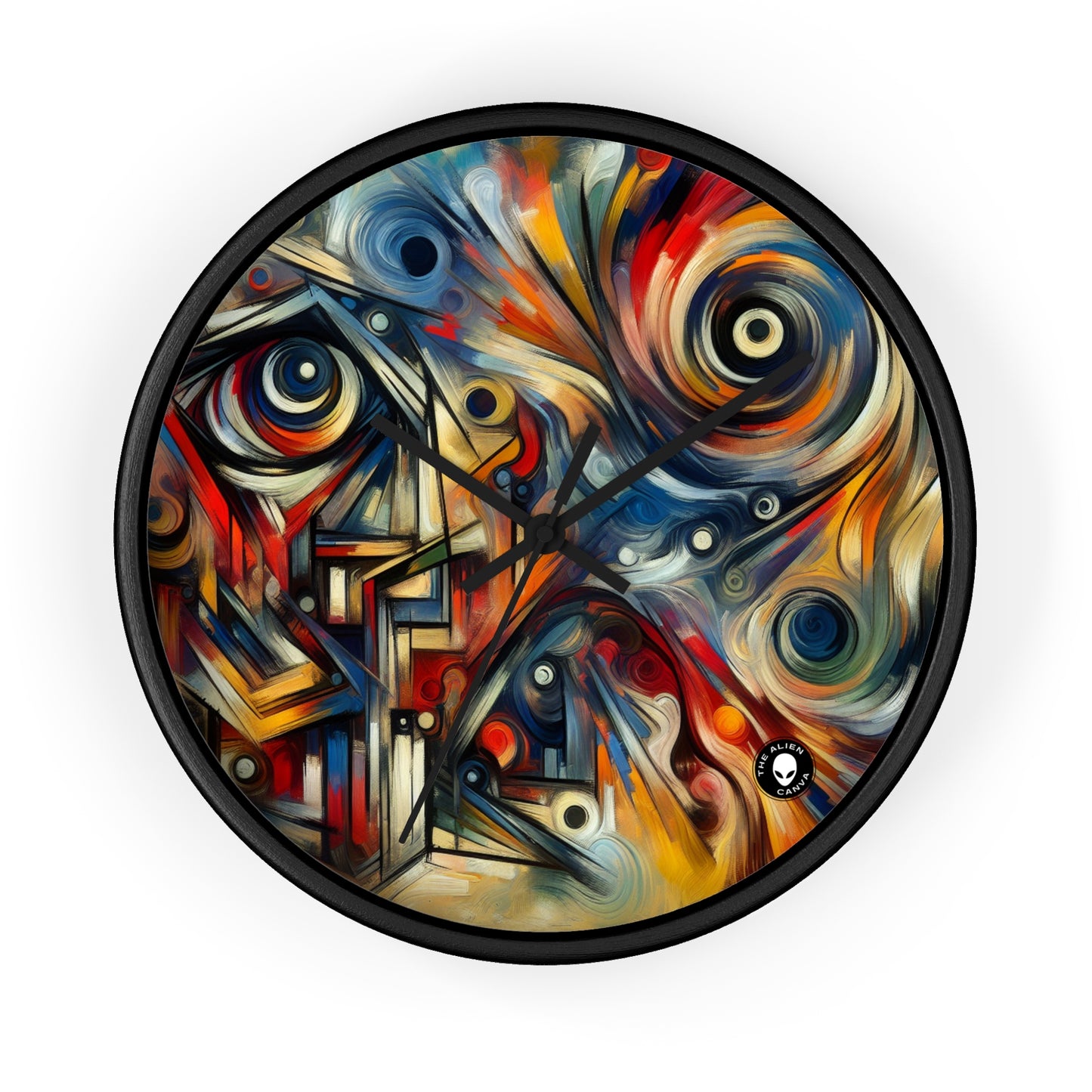 "Tempestuous Majesty" - The Alien Wall Clock Expressionism