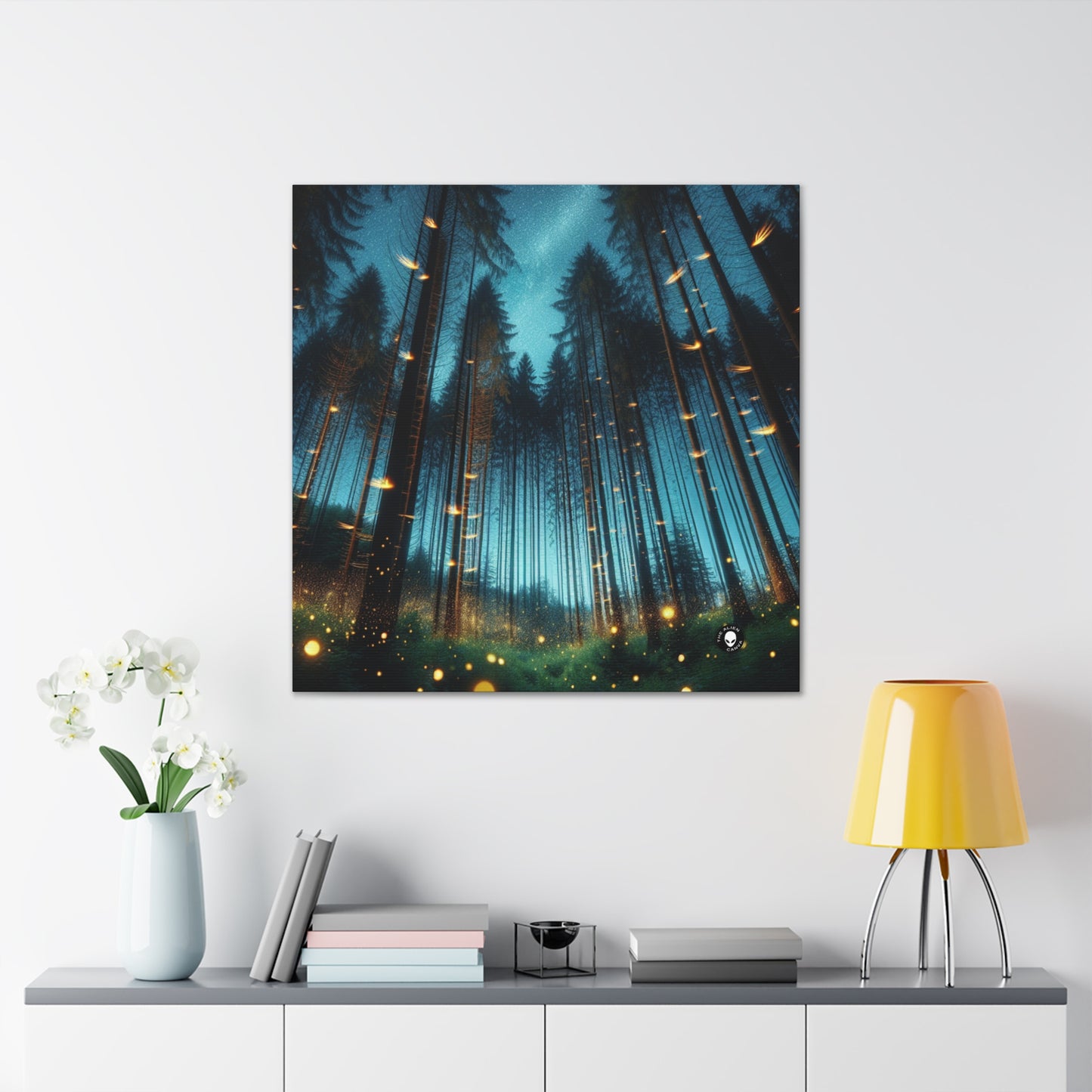 "Encantamiento del crepúsculo: Bosque de luciérnagas" - The Alien Canva