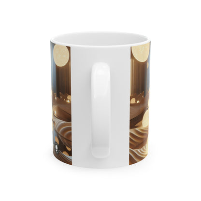 "Temporal Reflections: An Interactive Art Installation on Time and Memory" - The Alien Ceramic Mug 11oz Installation Art