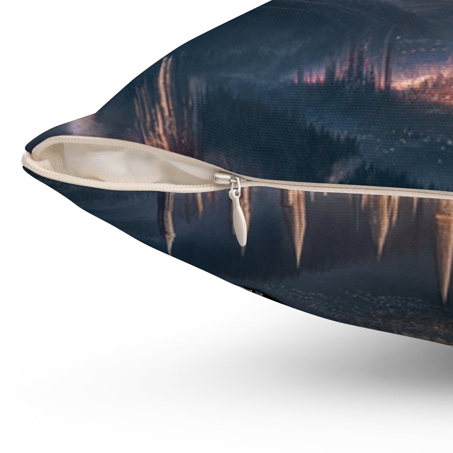 "Sauron's Reclamation: The Darkening of Middle Earth" - The Alien Spun Polyester Square Pillow