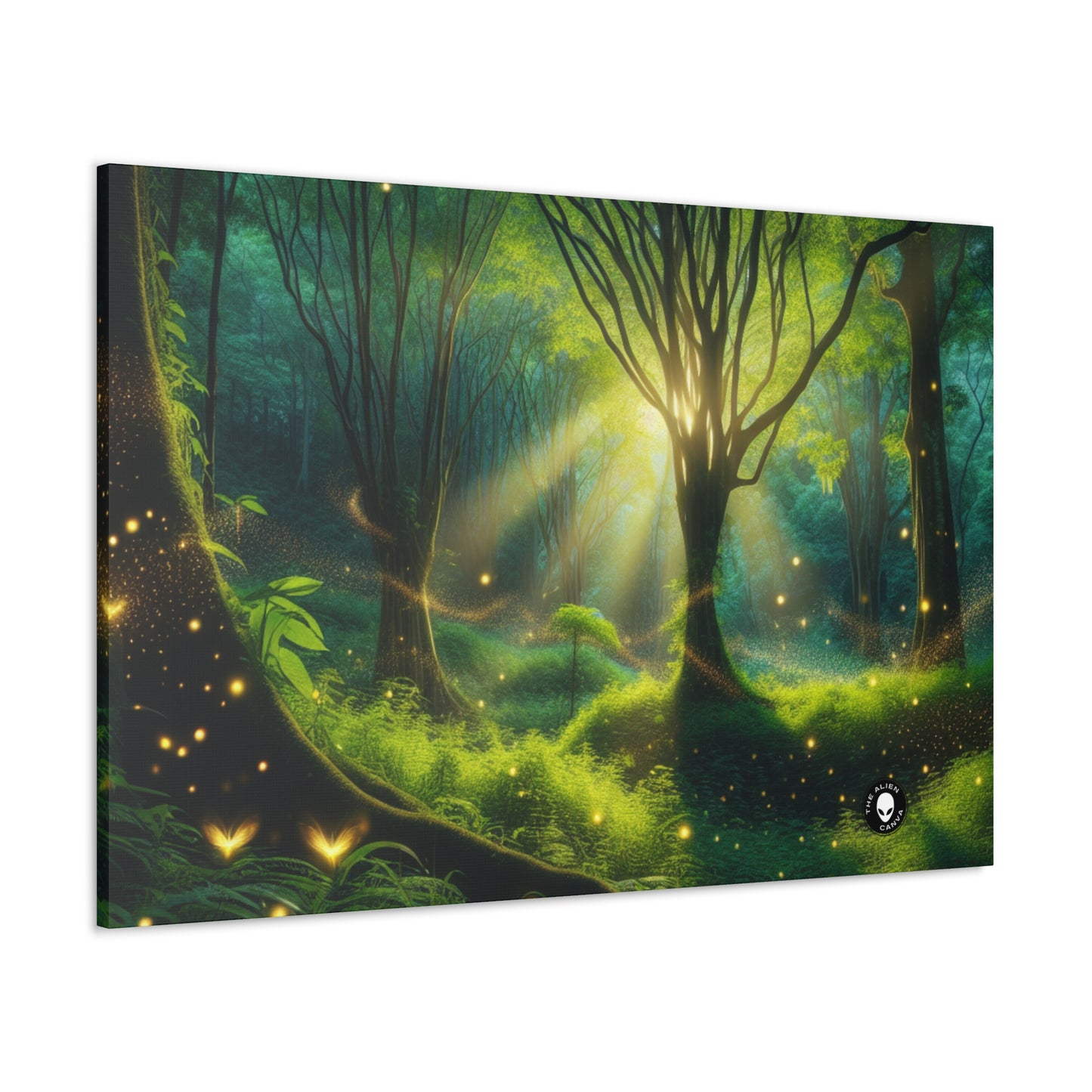 "Glowing Forest Magic" - The Alien Canva