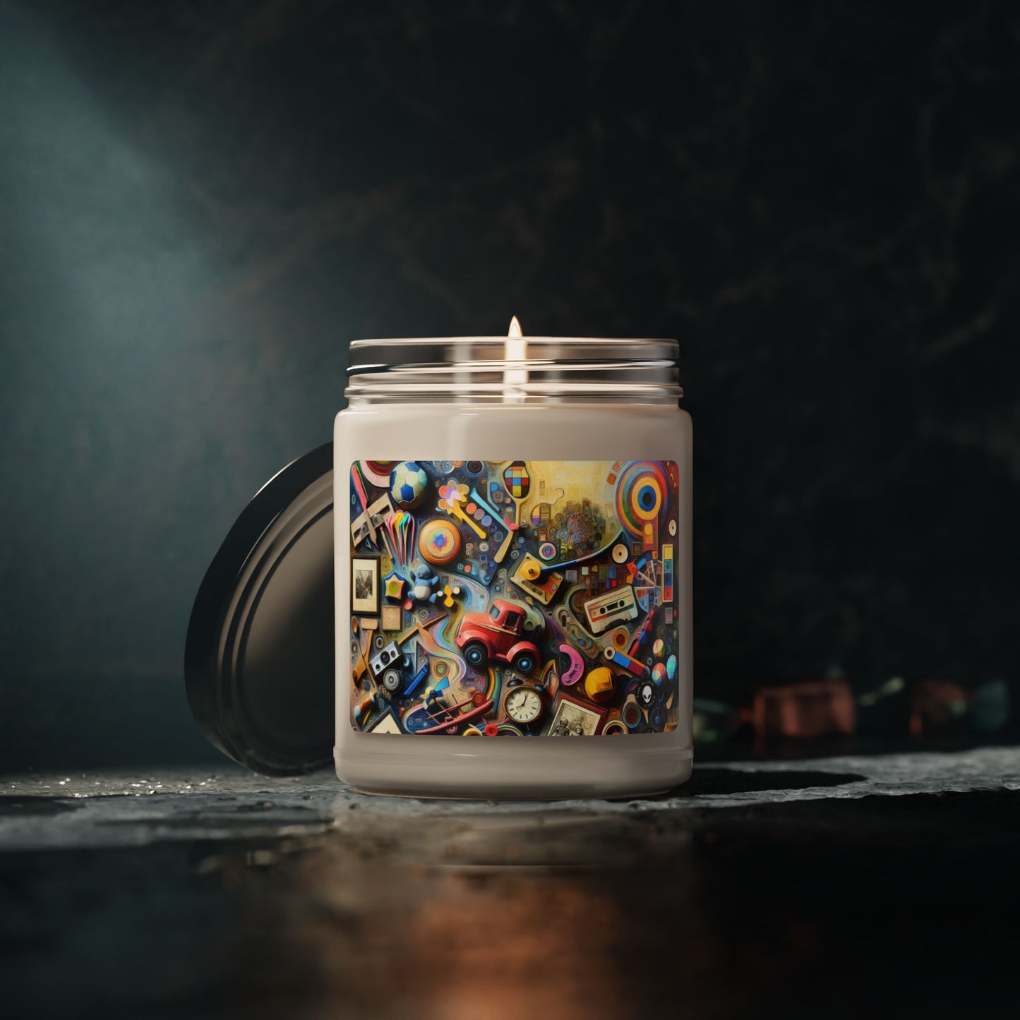 "Memory Lane: A Nostalgic Journey Through Time" - The Alien Scented Soy Candle 9oz