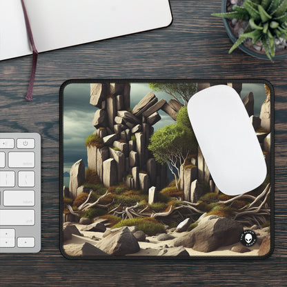 "Spinning Nature's Tapestry : une installation de Land Art à couper le souffle célébrant la beauté complexe des toiles d'araignées" - The Alien Gaming Mouse Pad Land Art