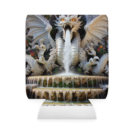 "Fiery Dragon Fountain: Heaven's Cascade" - The Alien Can Cooler Sleeve Rococo Style