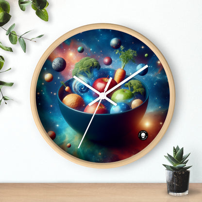 "Galactic Fruit Salad" - The Alien Wall Clock