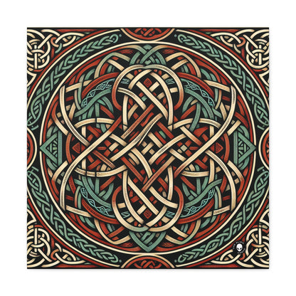 "Majestic Celtic Vision: una fascinante obra de arte inspirada en los acantilados de Moher" - The Alien Canva Celtic Art