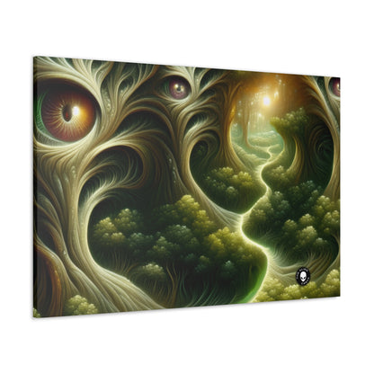 "Watchful Woods: The Path to Enchantment" - The Alien Canva