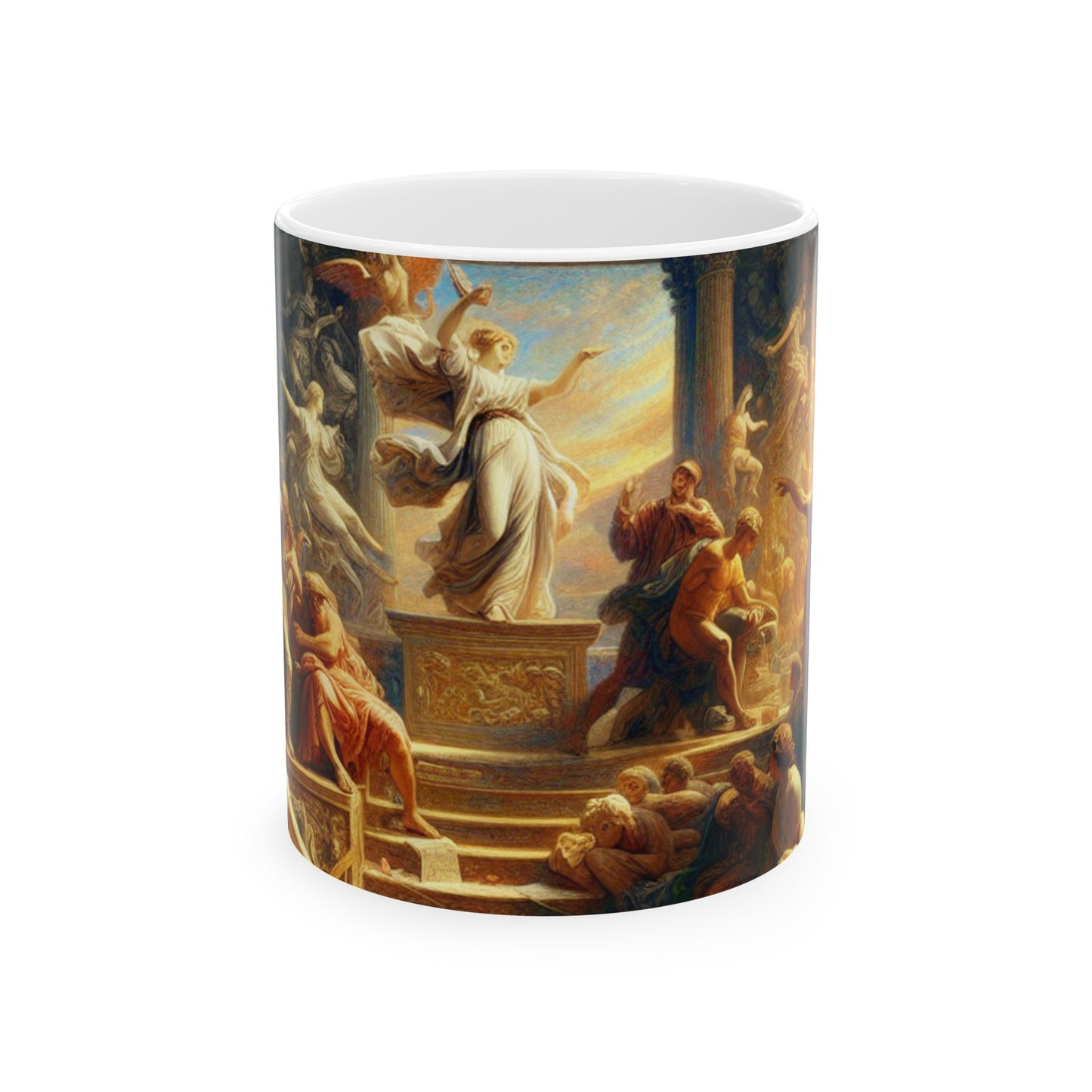 "Renaissance moderne : Leaders d'aujourd'hui" - La tasse en céramique Alien 11oz Néoclassicisme