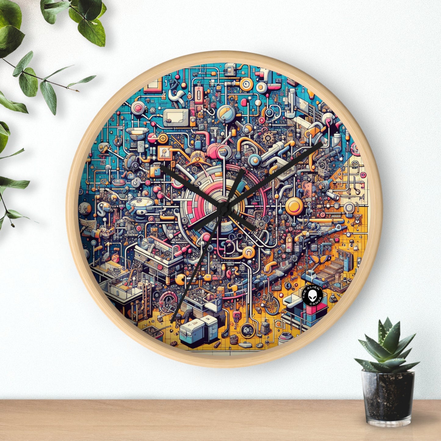 "Connection Points: Exploring Human Interactions in Public Spaces" - The Alien Wall Clock Relational Art