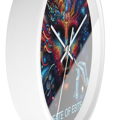 "Enchanted Forest: A Digital Art Masterpiece" - The Alien Wall Clock Digital Art