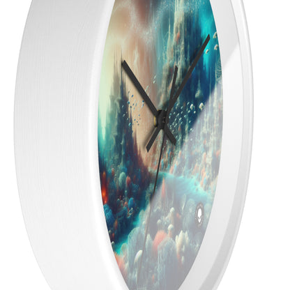 "Deep Sea Dreamscape" - The Alien Wall Clock