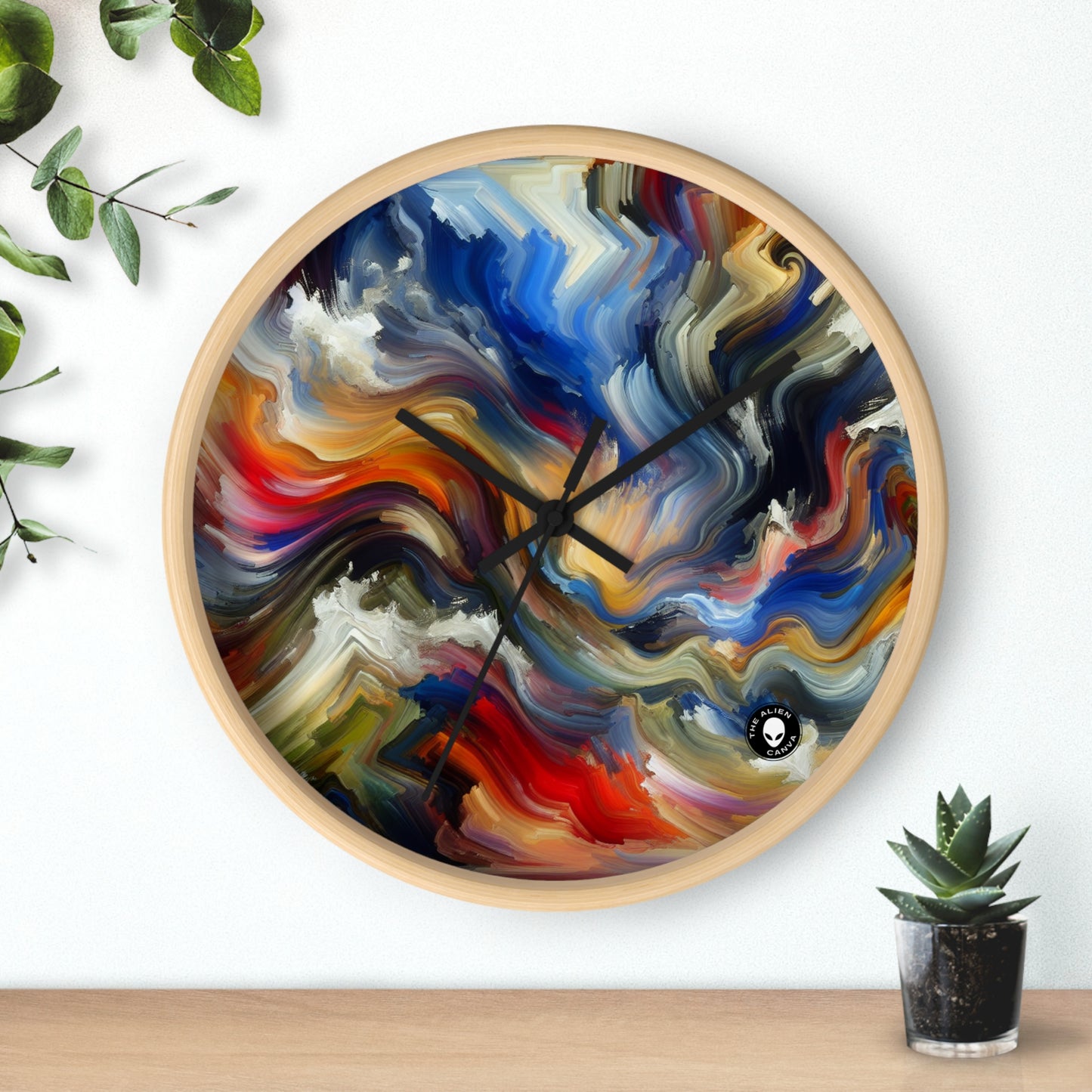 "Cacophony of Conflict" - The Alien Wall Clock Expressionism