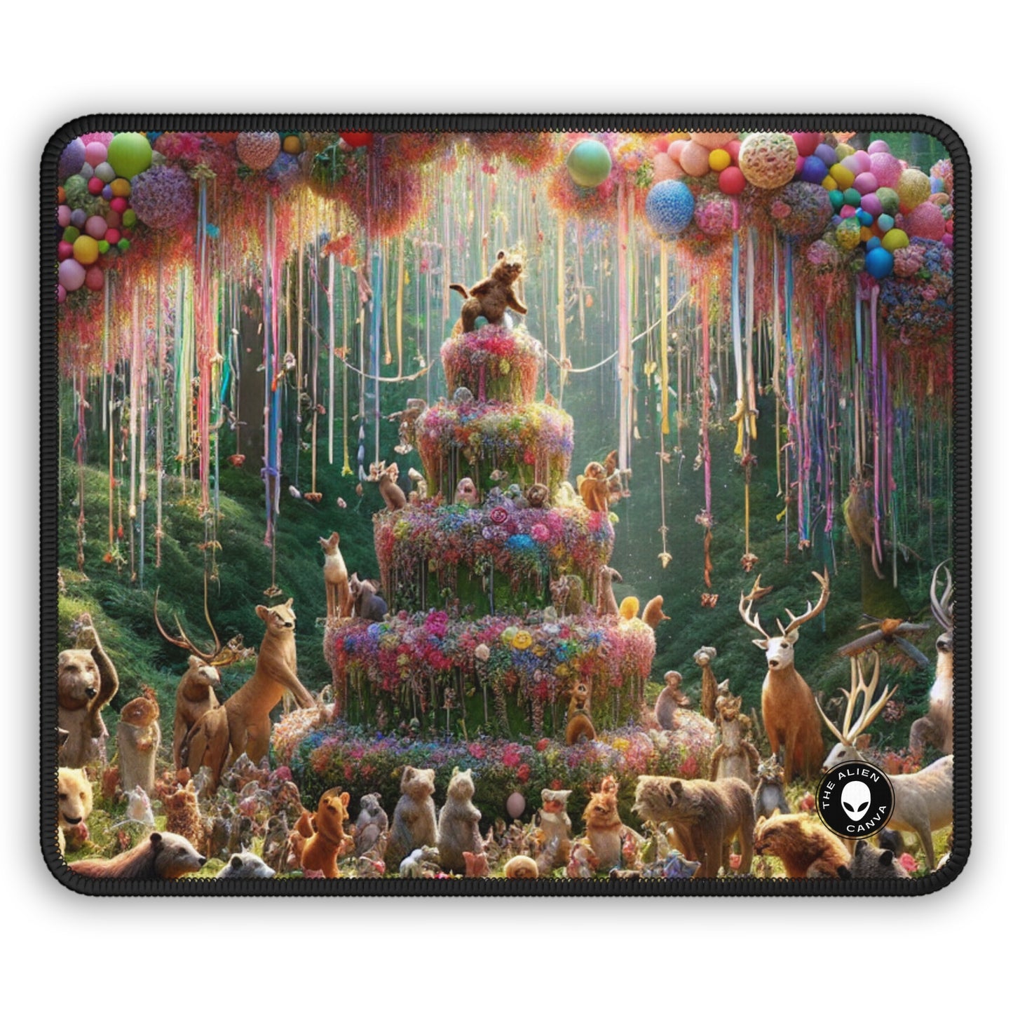 "Forest Fiesta" - Le tapis de souris de jeu Alien