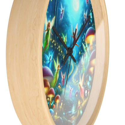 "Fairy Dance in the Glowing Forest" - The Alien Wall Clock