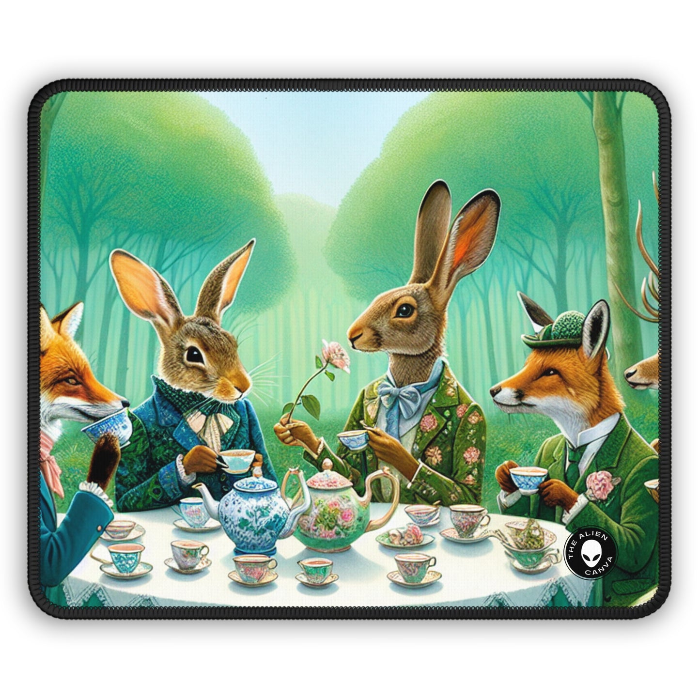 "Enchanted Tea in the Forest" - The Alien Gaming Mouse Pad