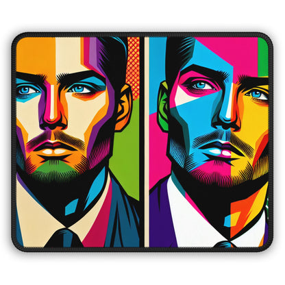 "Celebrity Pop Art Portrait" - The Alien Gaming Mouse Pad Pop Art Style