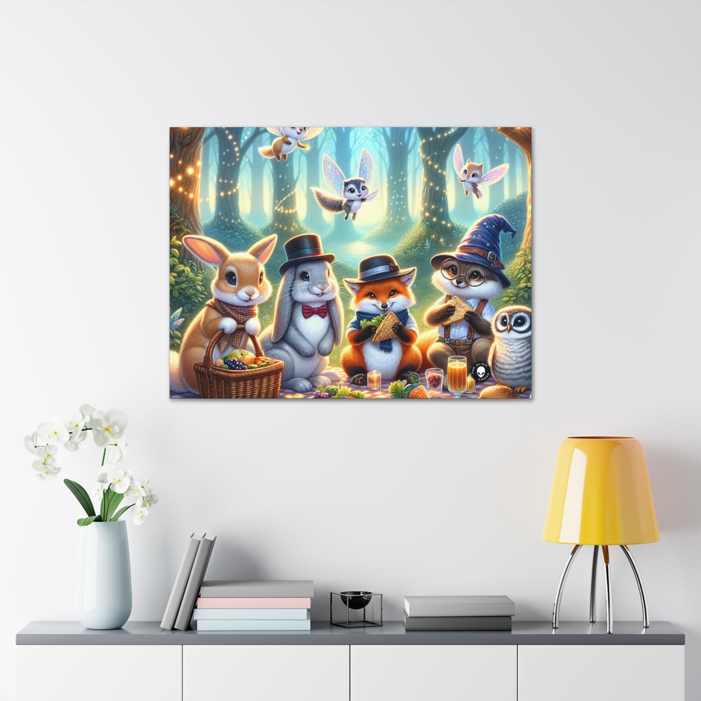 "Hats Off in the Enchanted Forest" - The Alien Canva