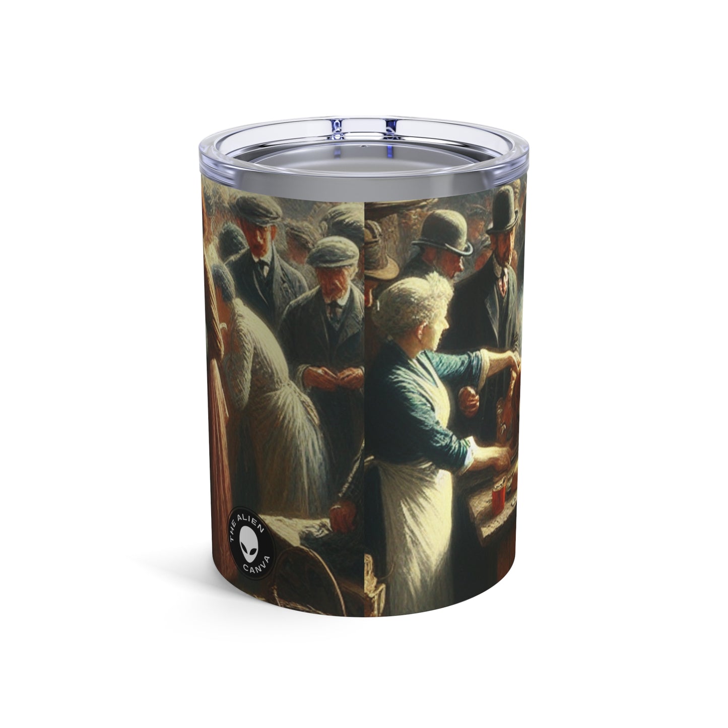 Título: "Conversaciones para el cambio" - The Alien Tumbler 10oz Social Realism