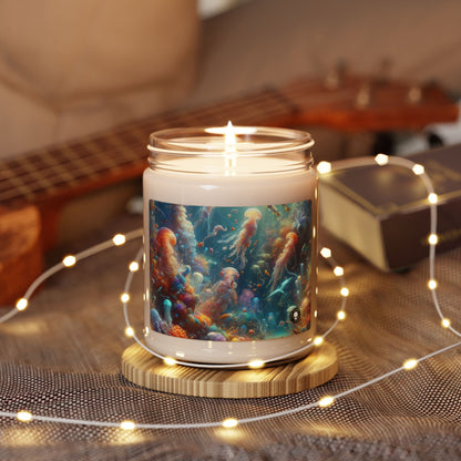 "Enchanted Aquatic Wonderland" - The Alien Scented Soy Candle 9oz