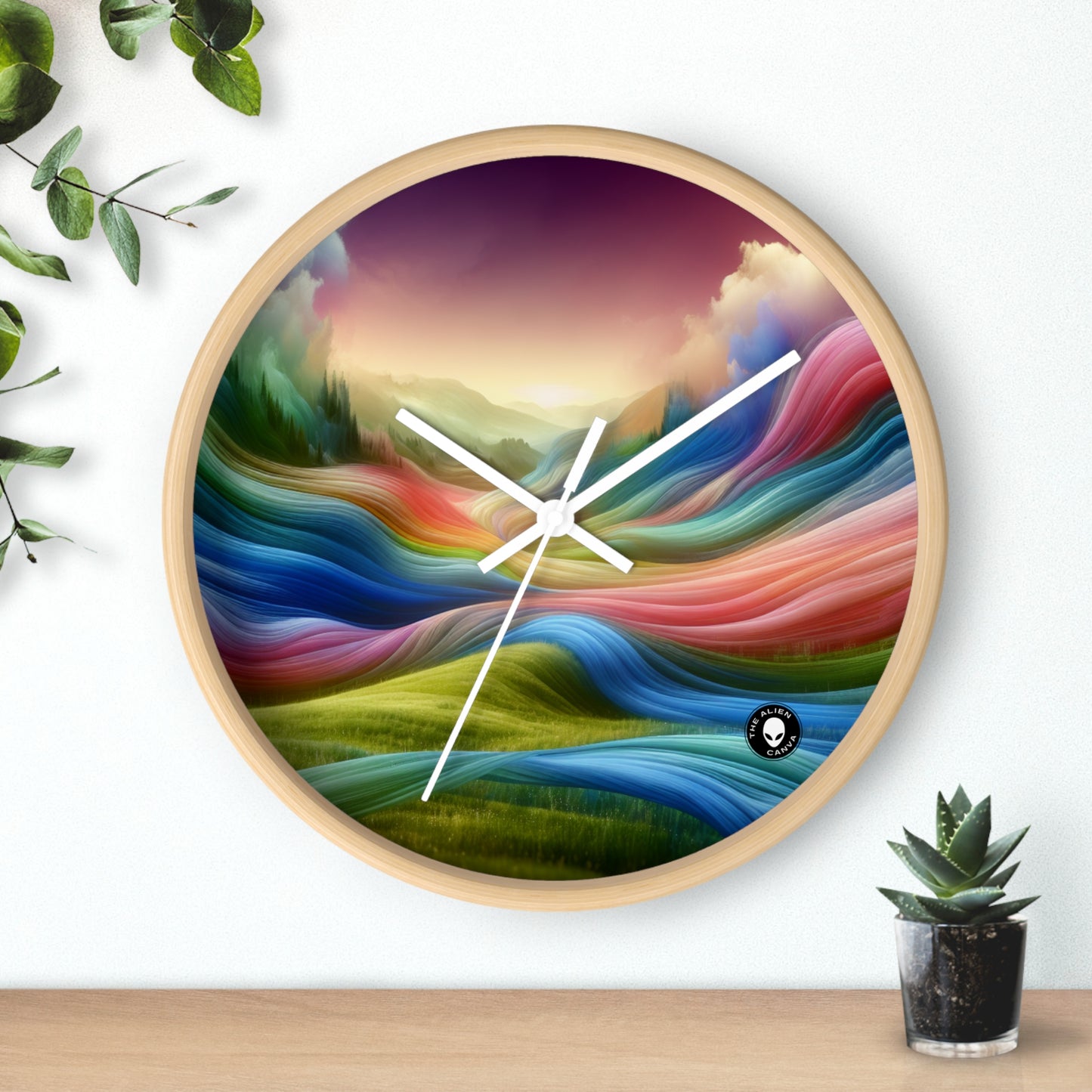 "Emotionally Charged Dreamscape" - The Alien Wall Clock