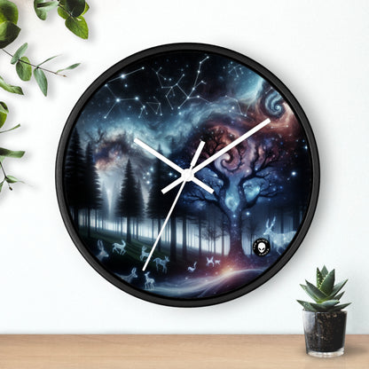 "Galactic Oasis" - The Alien Wall Clock