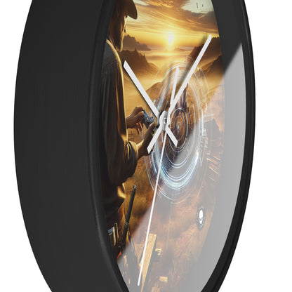 "Eternal Expressions: Portraits of Raw Emotion" - The Alien Wall Clock Photorealism