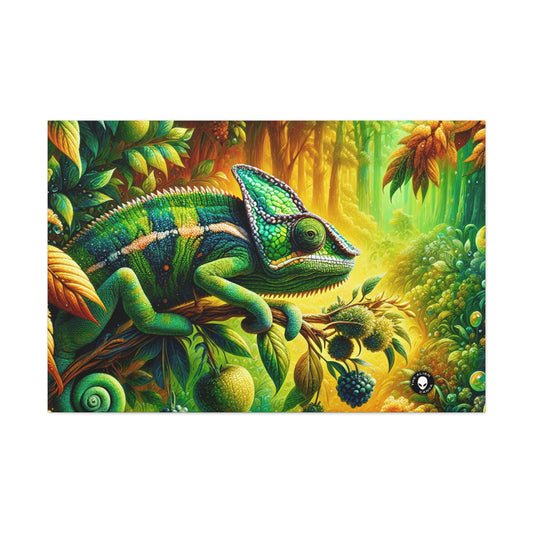 "Bois vibrants et camouflage caméléon" - The Alien Canva