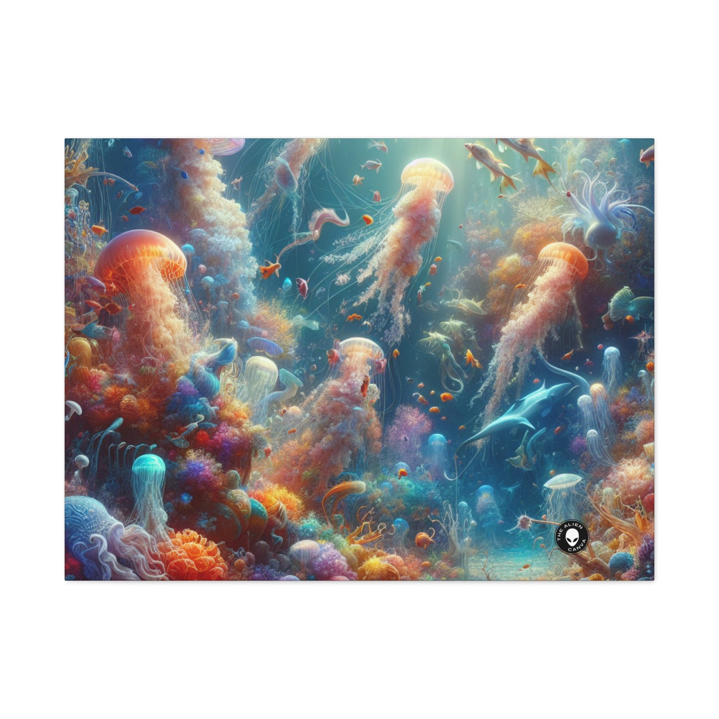 "Enchanted Aquatic Wonderland" - The Alien Canva