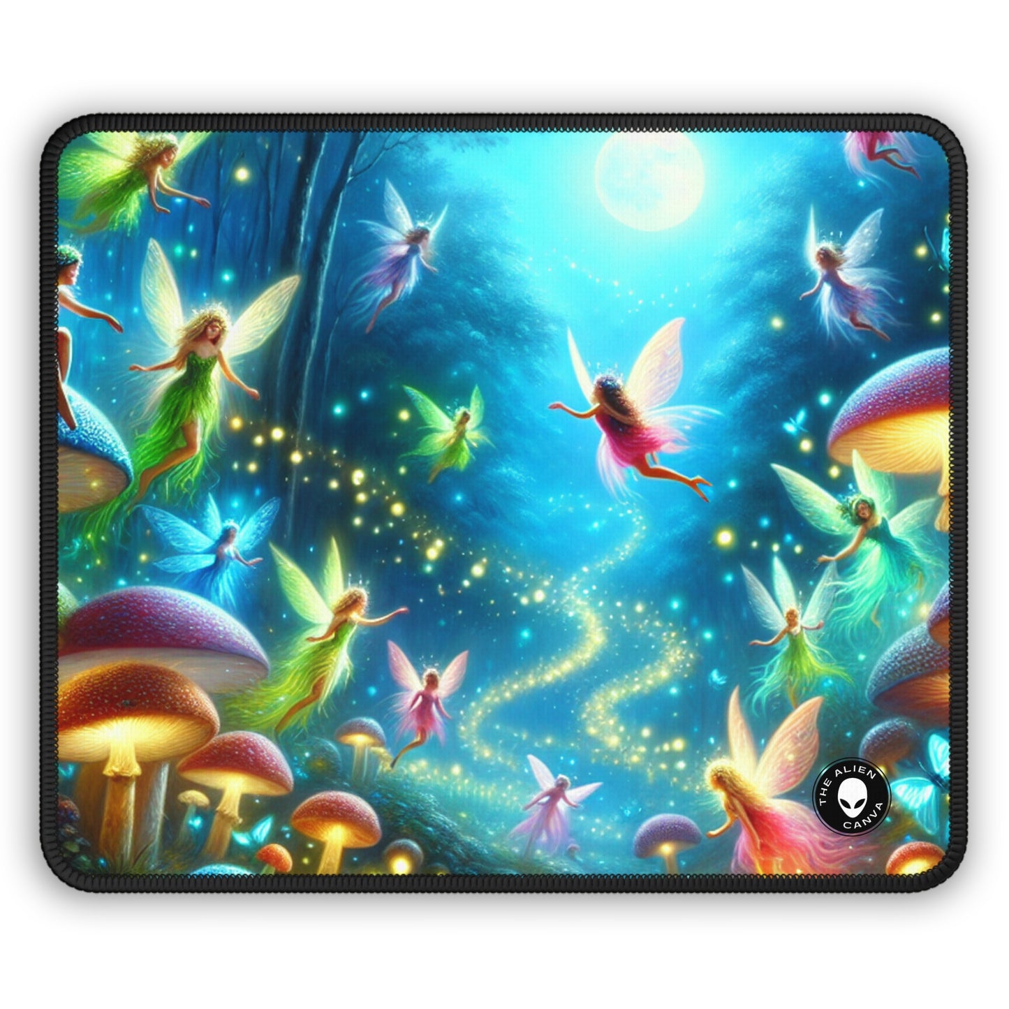 "Fairy Dance in the Glowing Forest" - The Alien Gaming Mouse Pad