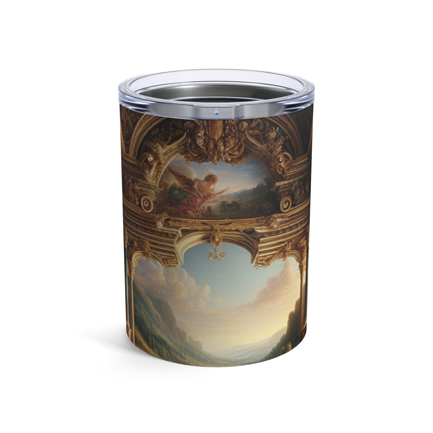 "Une odyssée néo-Renaissance : un panorama moderne" - The Alien Tumbler 10oz Renaissance Art