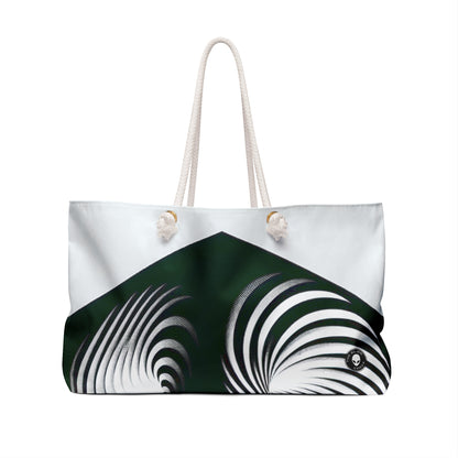 "Cube convolutif : une illusion d'optique d'un mouvement incessant" - The Alien Weekender Bag Op Art