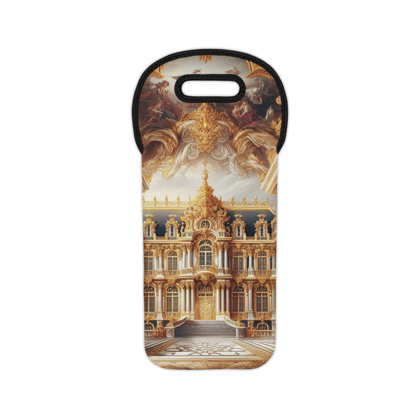 "Regal Splendor : Un palais baroque plaqué or" - Le sac fourre-tout Alien Wine Style baroque