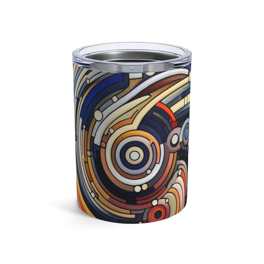 "Fluid Motion: A Kinetic Art Tribute to Oceanic Harmony" - The Alien Tumbler 10oz Kinetic Art