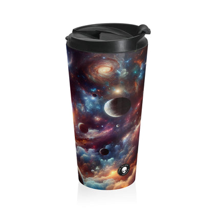 "Galactic Symphony" - The Alien Stainless Steel Travel Mug