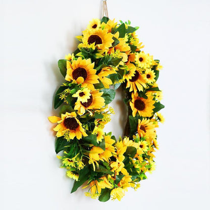 Simulation Sunflower Home Garland Door Decoration