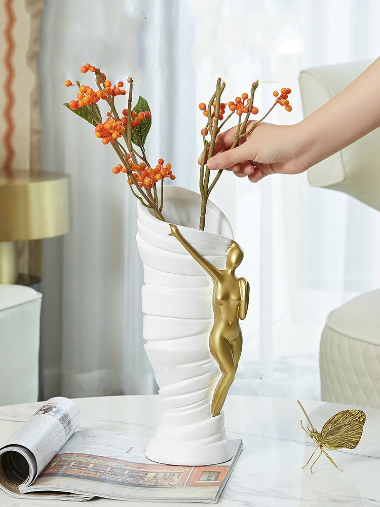 Nordic Light Luxury Art Vase Decoration Creative Simplicity