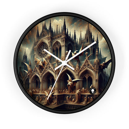 - The Alien Wall Clock Gothic Art