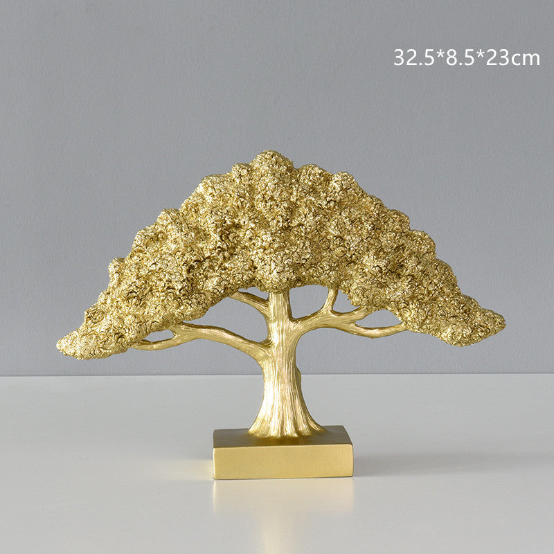 Light Luxury Nordic Lucky Leaf Fortune Tree Home Decoration Decoration