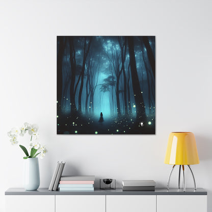 "Guided by Fireflies: A Forest's Secret Lightshow" - The Alien Canva