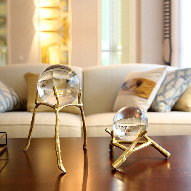 Modern Minimalist Desk Porch Decoration Soft Decoration Crafts Crystal Ball Decoration