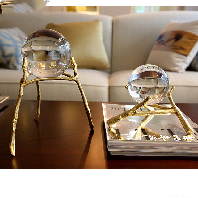 Modern Minimalist Desk Porch Decoration Soft Decoration Crafts Crystal Ball Decoration