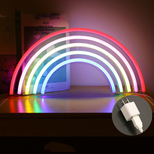 Luz de atmósfera de barra de decoración creativa para colgar en la pared de neón