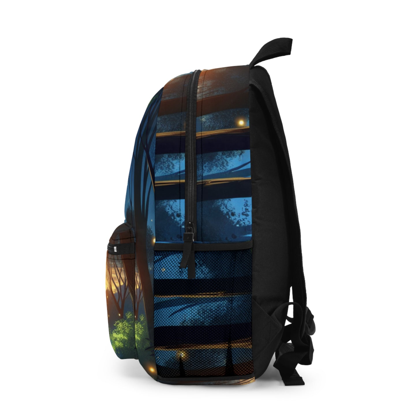 "Enchanted Dusk: Fireflies in the Forest" - The Alien Backpack