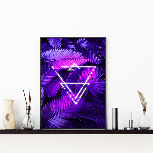 Neon HD Inkjet Canvas Painting Frameless