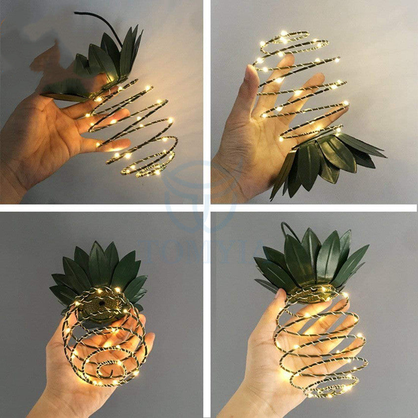 Lampes solaires d'extérieur imperméables en forme d'ananas, luminaire décoratif d'extérieur, luminaire décoratif d'extérieur, idéal pour un jardin, un chemin ou un sentier