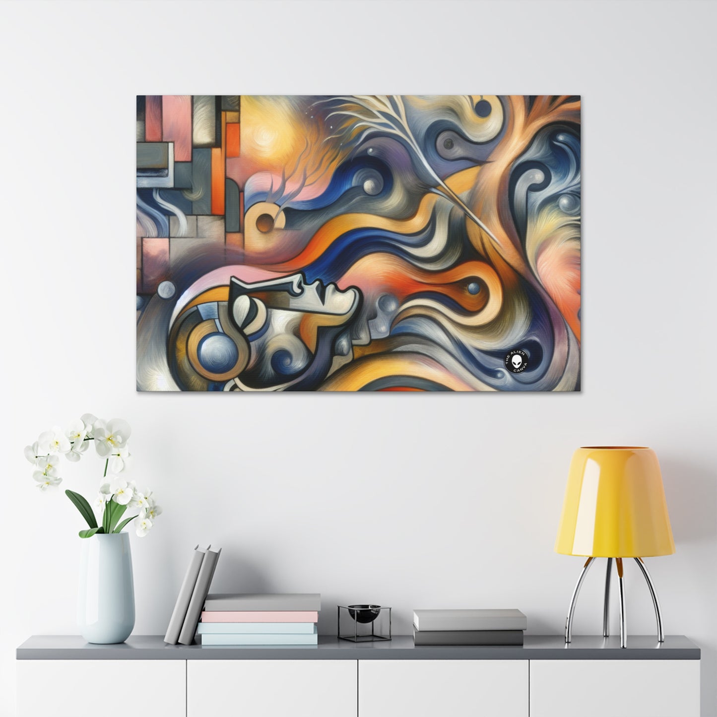 "Everyday Enchantment: A Surreal World in Motion" - The Alien Canva Surrealist Automatism