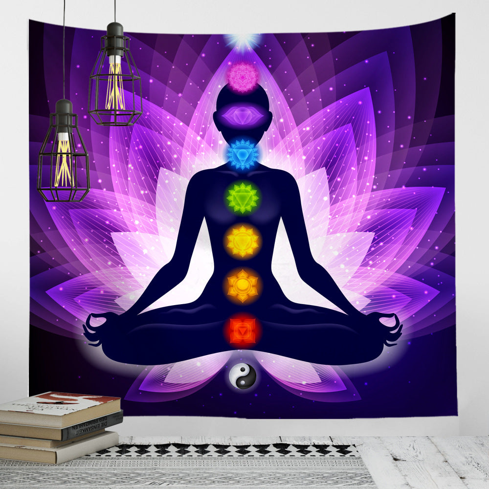 Nordic Background Cloth Background Wall Digital Printing Tapestry Yoga Meditation Home Decoration Tapestry