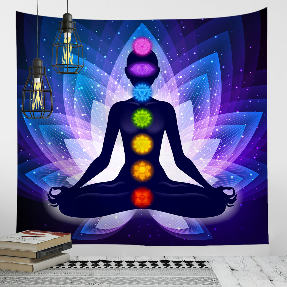 Nordic Background Cloth Background Wall Digital Printing Tapestry Yoga Meditation Home Decoration Tapestry