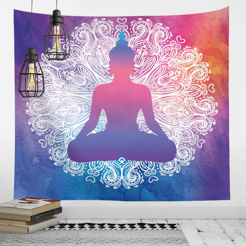 Nordic Background Cloth Background Wall Digital Printing Tapestry Yoga Meditation Home Decoration Tapestry