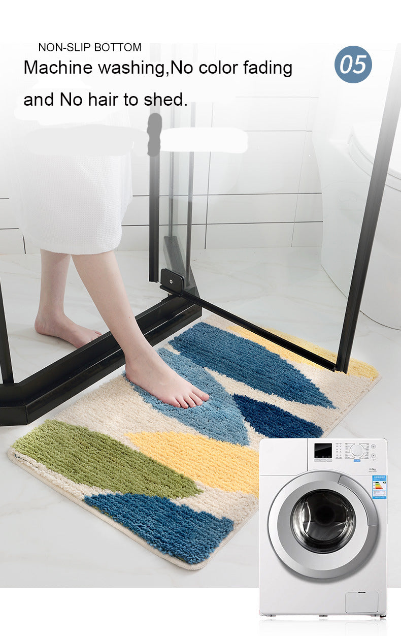 Tapis de bain à séchage rapide en microfibre